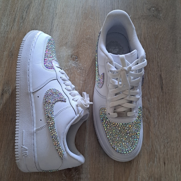 Air Force 1 '07 White Bling Men’s Size 10 - Picture 13 of 14